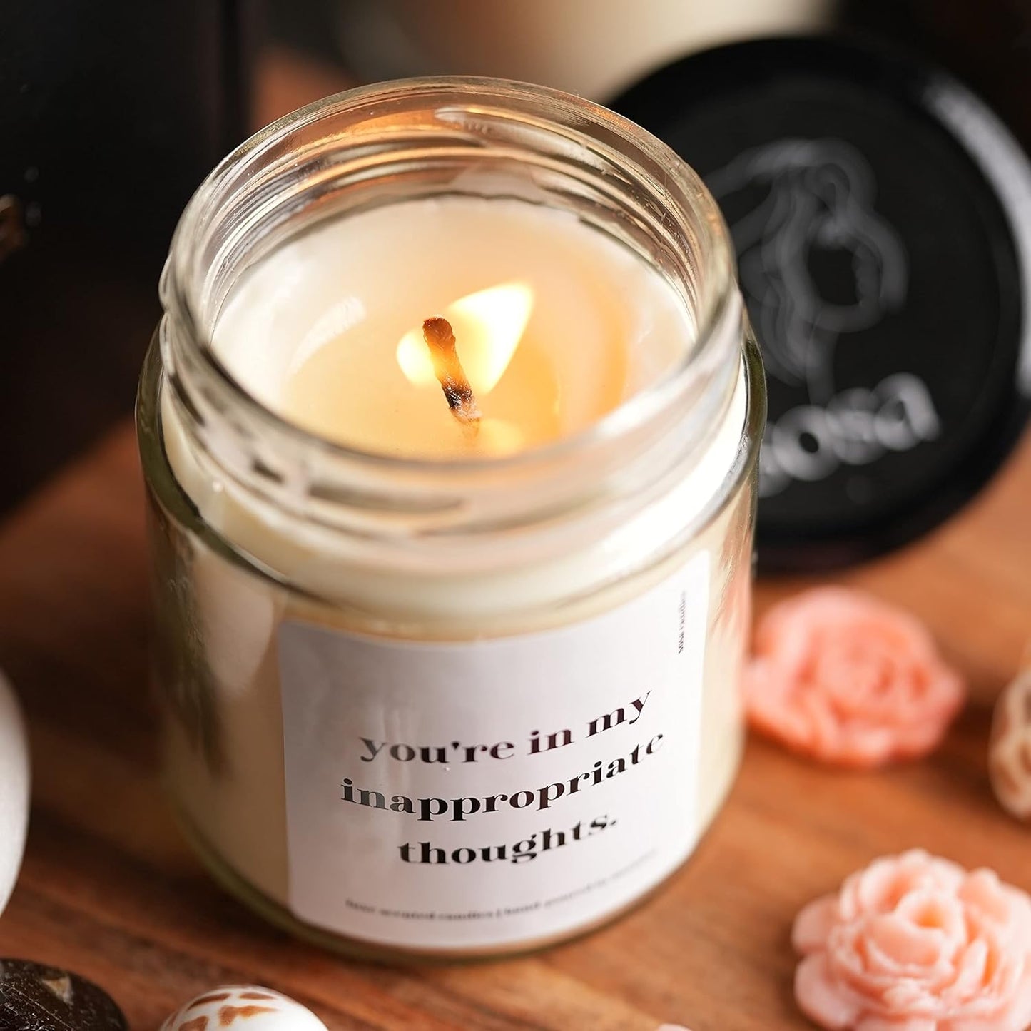 Miss You Candle Gifts For Him - You're In My Inappropriate Thoughts