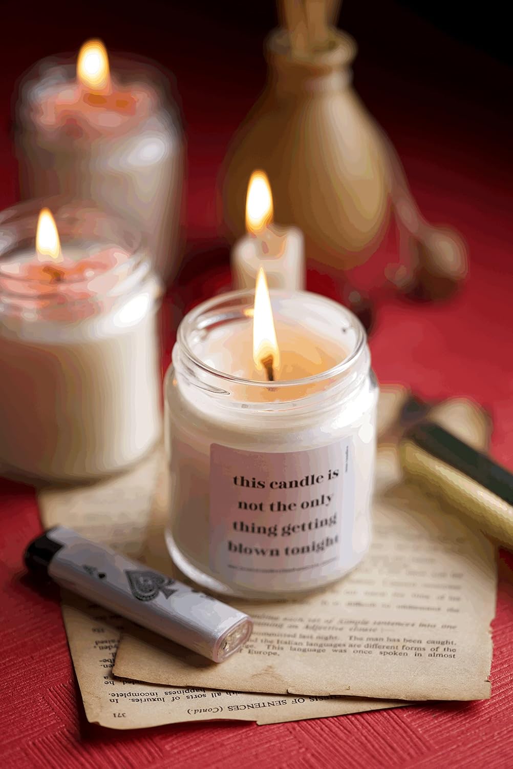 Date Night Scented Candle Gift Set - This Candle Is Not the Only Thing Getting Blown Tonight