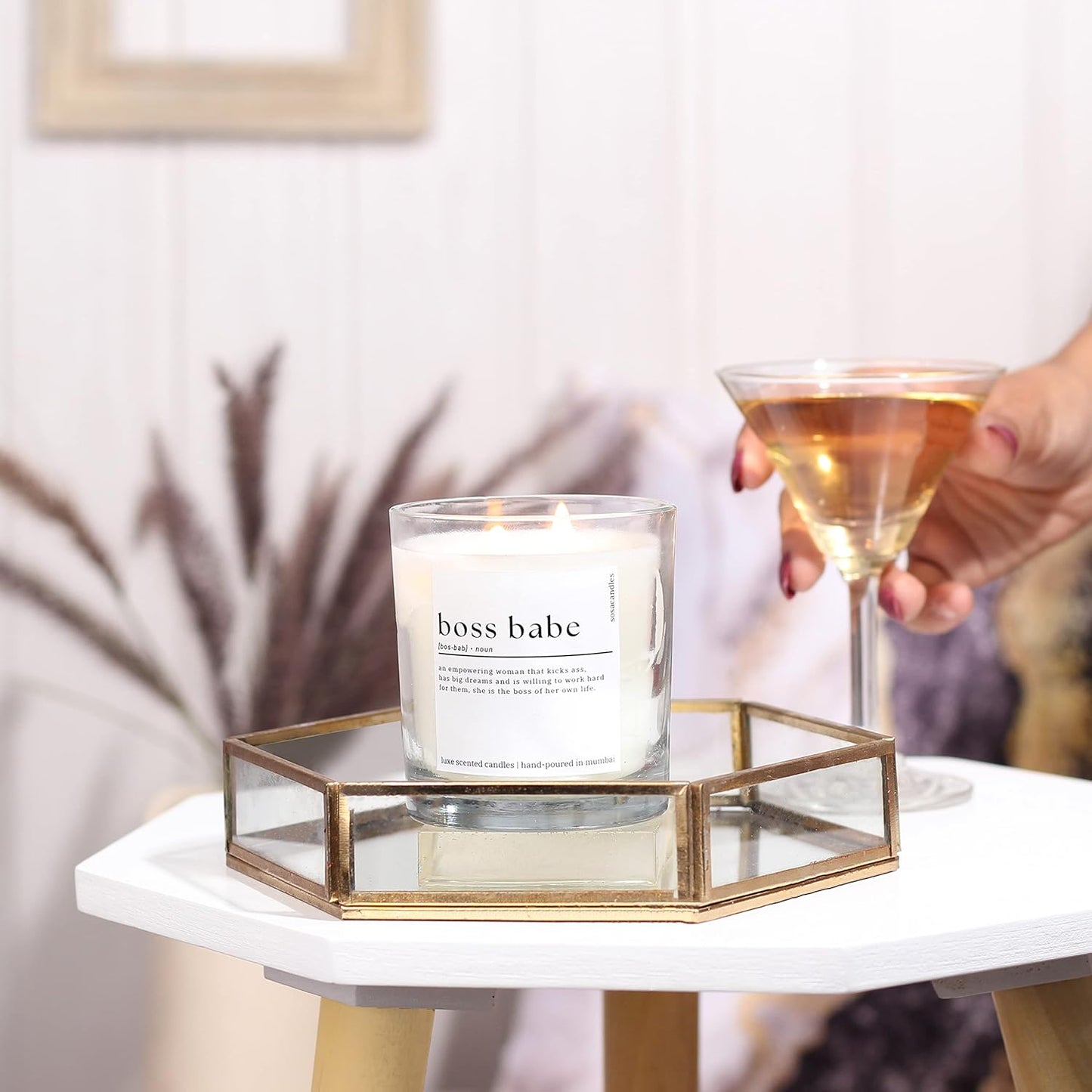 Boss Babe Scented Candle Gift Set For Women - Perfect Women's Day Gift