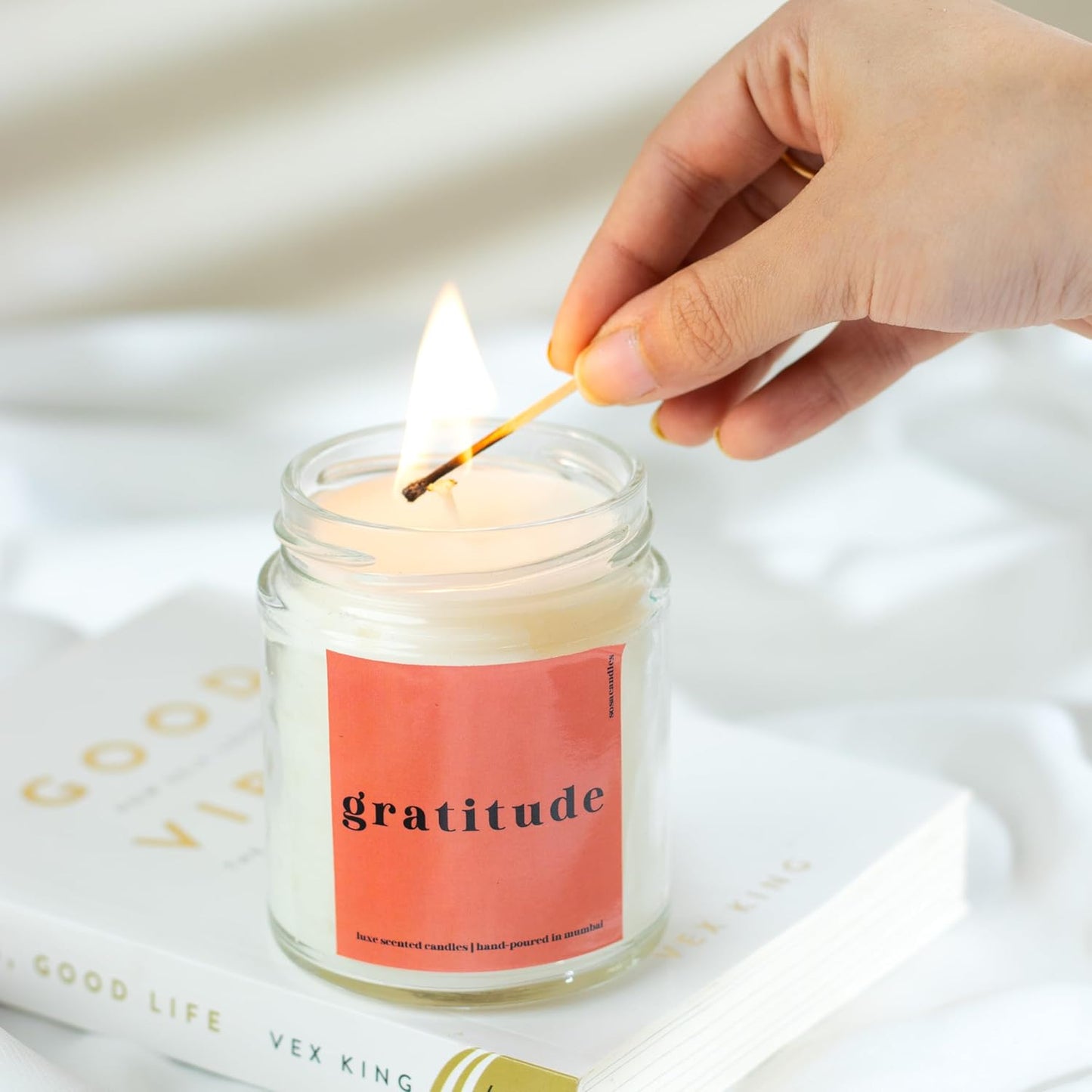 Gratitude Scented Candle Gift Set - Perfect Gratitude Gifts for Any Occasion