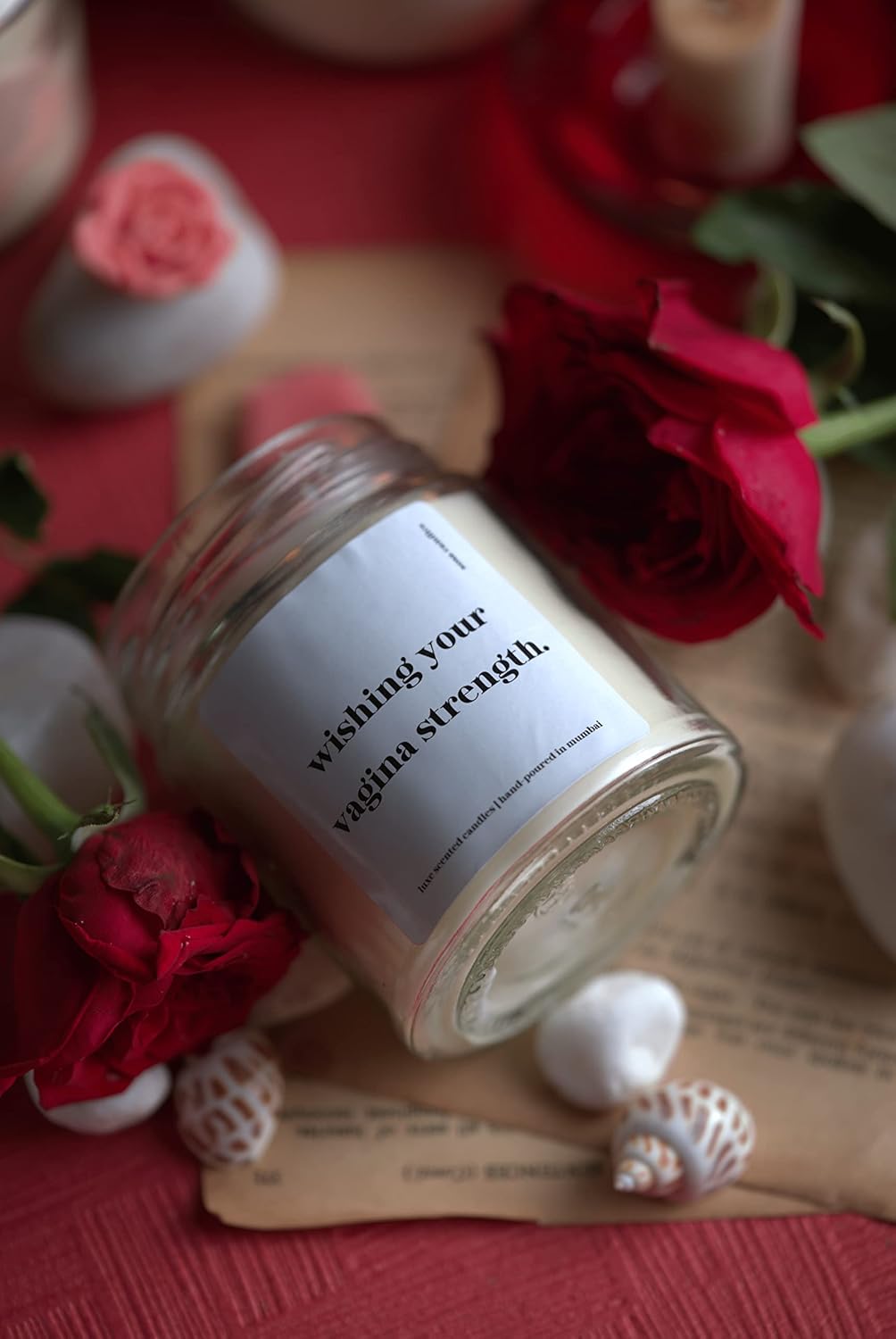 Scented Candle Gift For Girlfriend - Wishing Your Vagina Strength