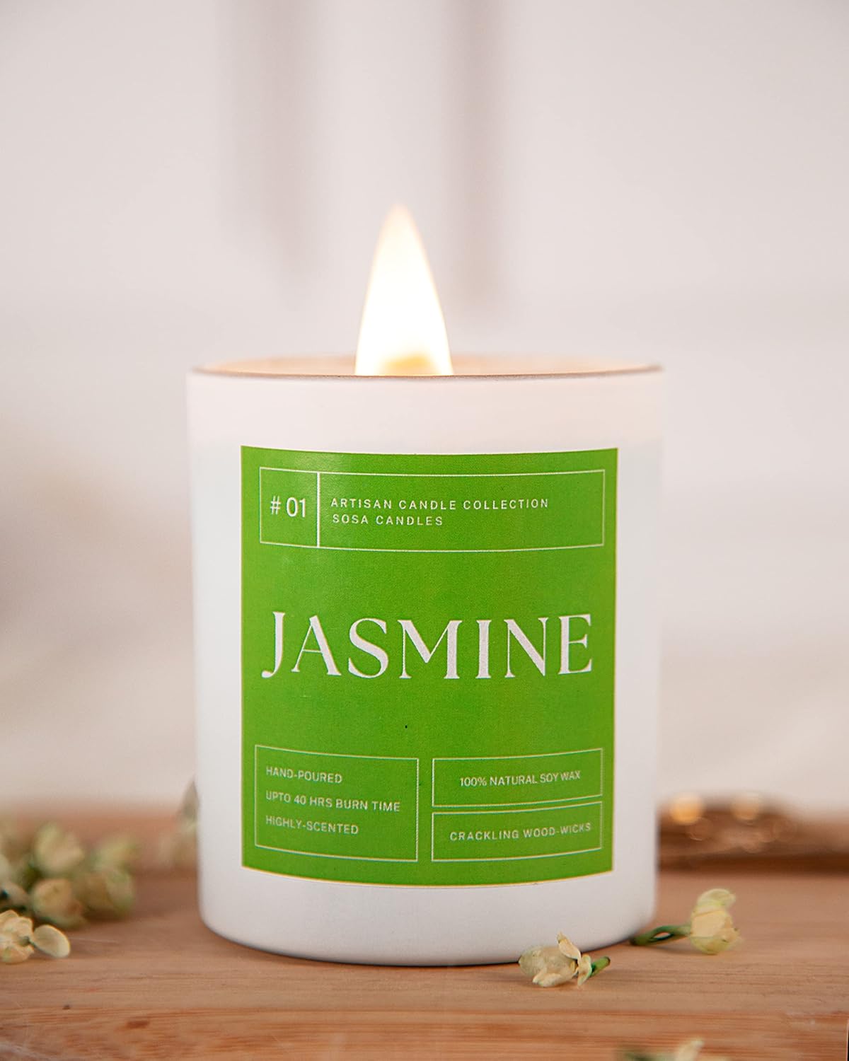 Jasmine Scented Candle For Stress Relief | Stress Relief Gifts
