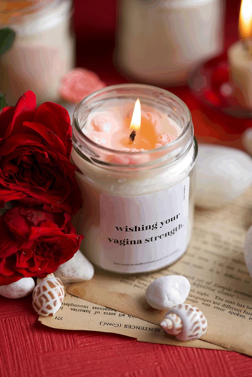 Scented Candle Gift For Girlfriend - Wishing Your Vagina Strength