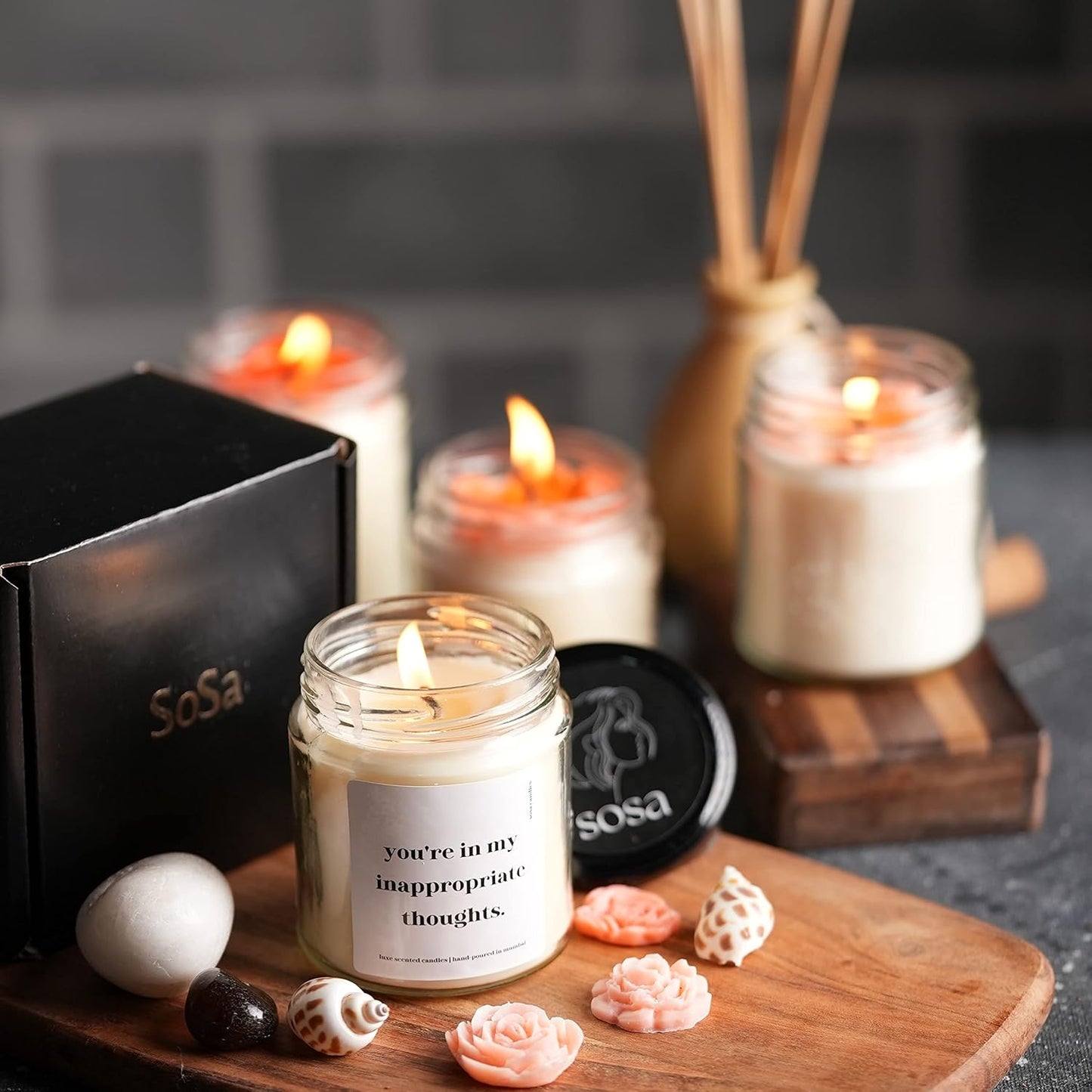 Miss You Candle Gifts For Him - You're In My Inappropriate Thoughts