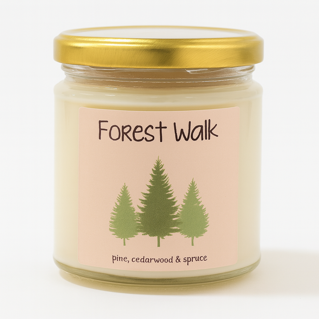 Forest Walk – Pine, Cedarwood & Spruce Scented Candle