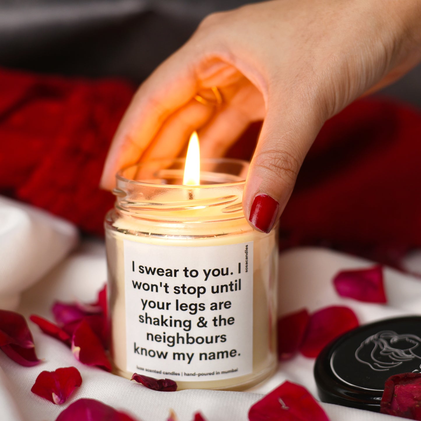 Romantic & Funny Scented Candle | Bold Gift for Couples & Special Nights