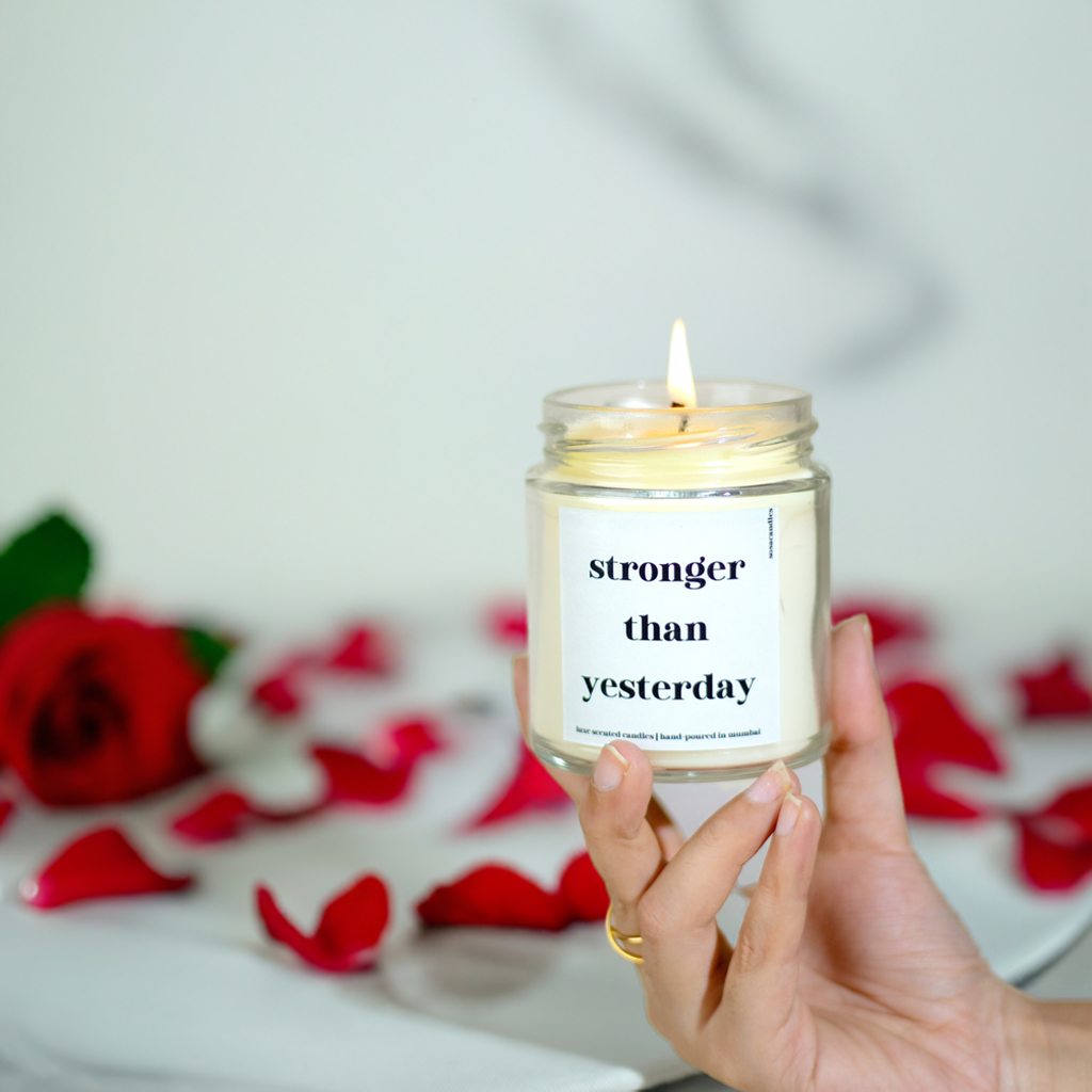 Good Vibes Scented Candle Gift Set - Stronger Than Yesterday