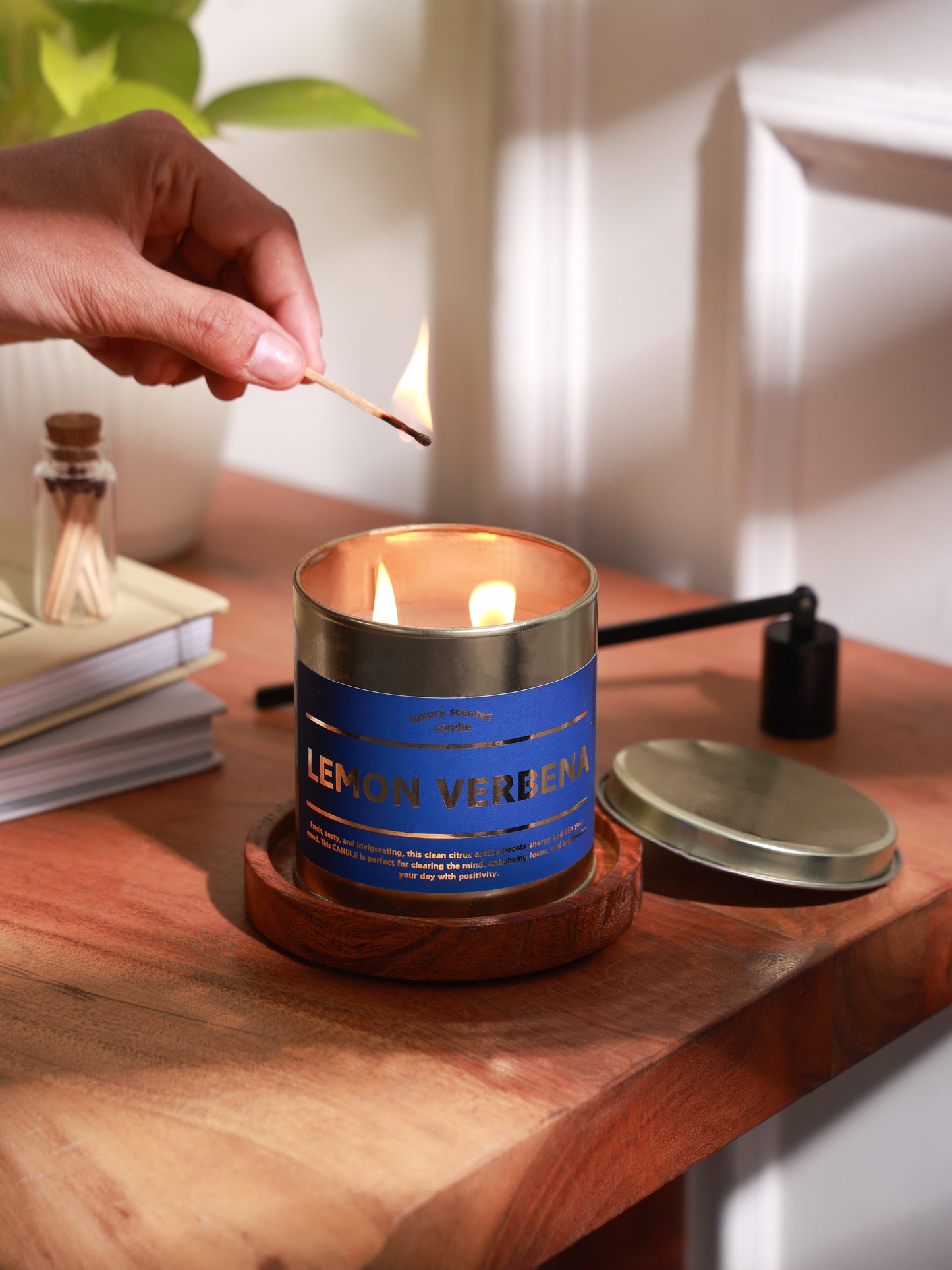 lemon verbena scented candle | luxury scented candle | hand-poured in micro batches