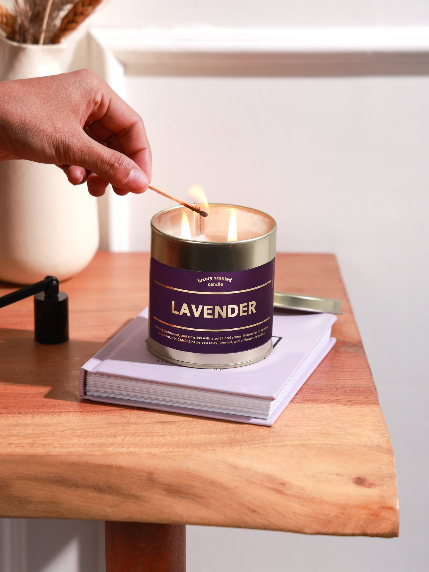 lavender scented candle | luxury scented candle | hand-poured in micro batches