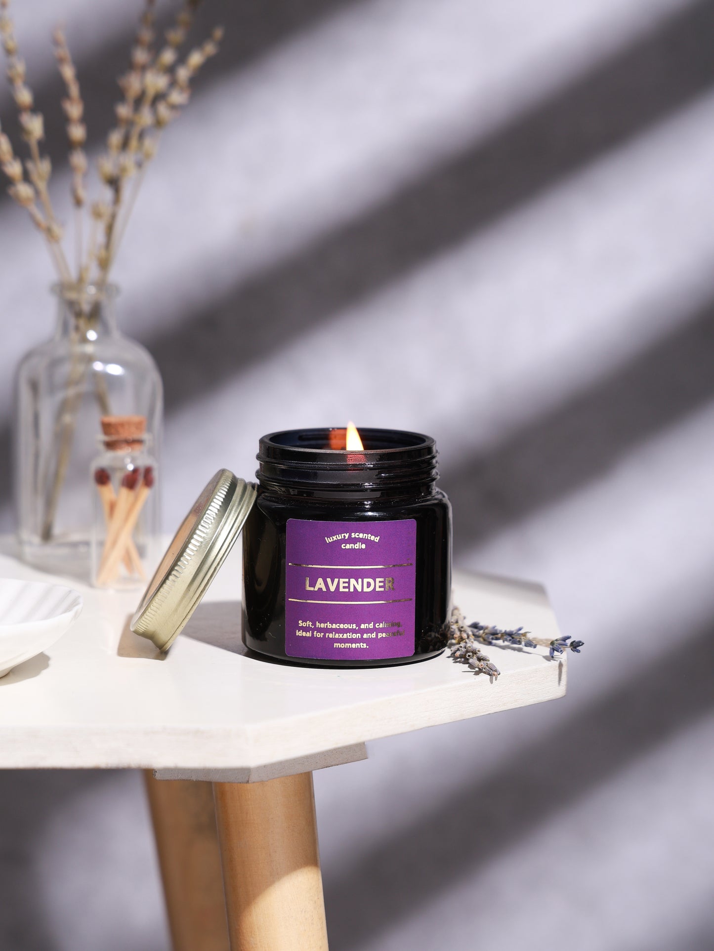lavender scented candle | luxury scented candle | hand-poured in micro batches