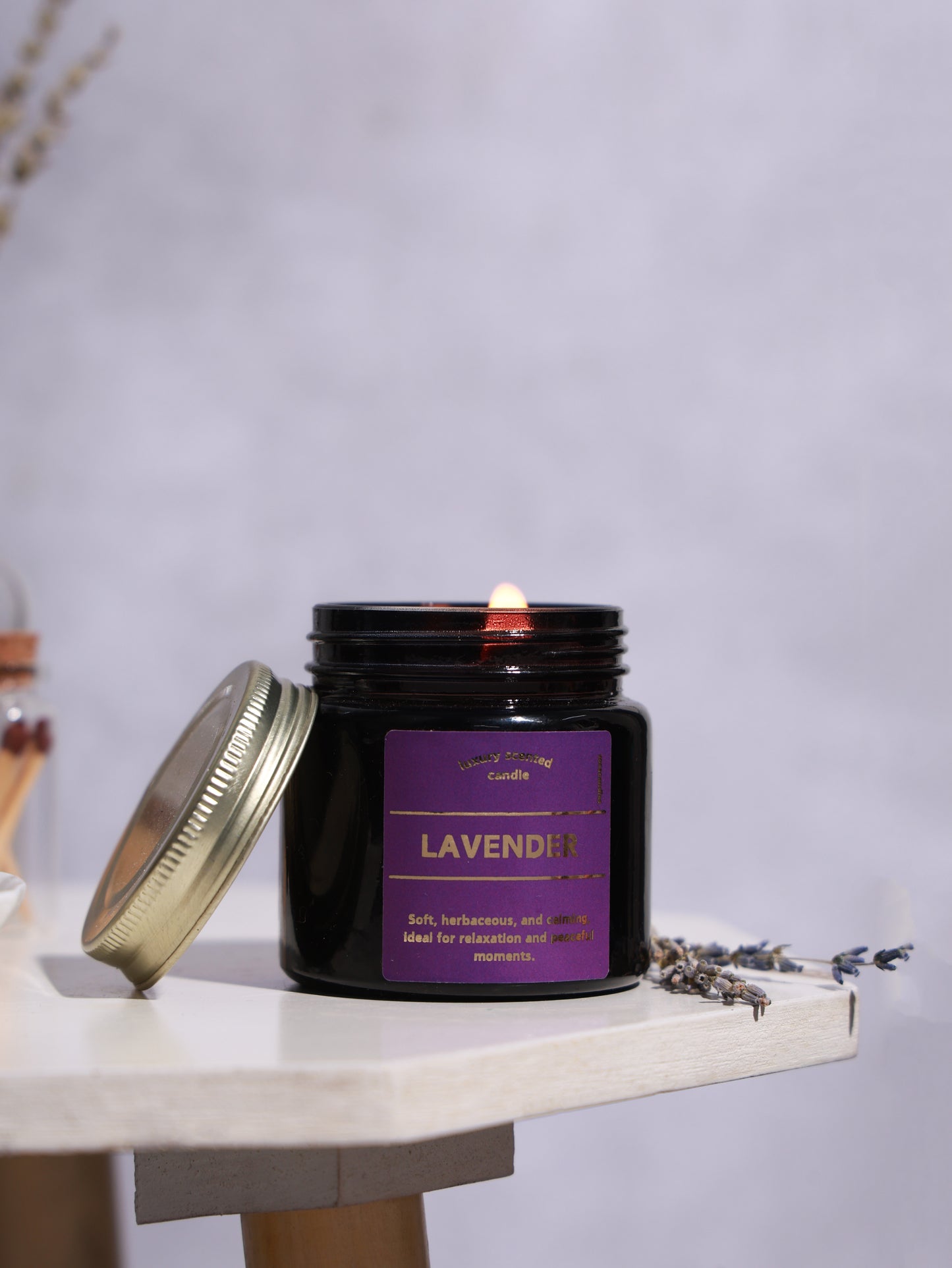 lavender scented candle | luxury scented candle | hand-poured in micro batches