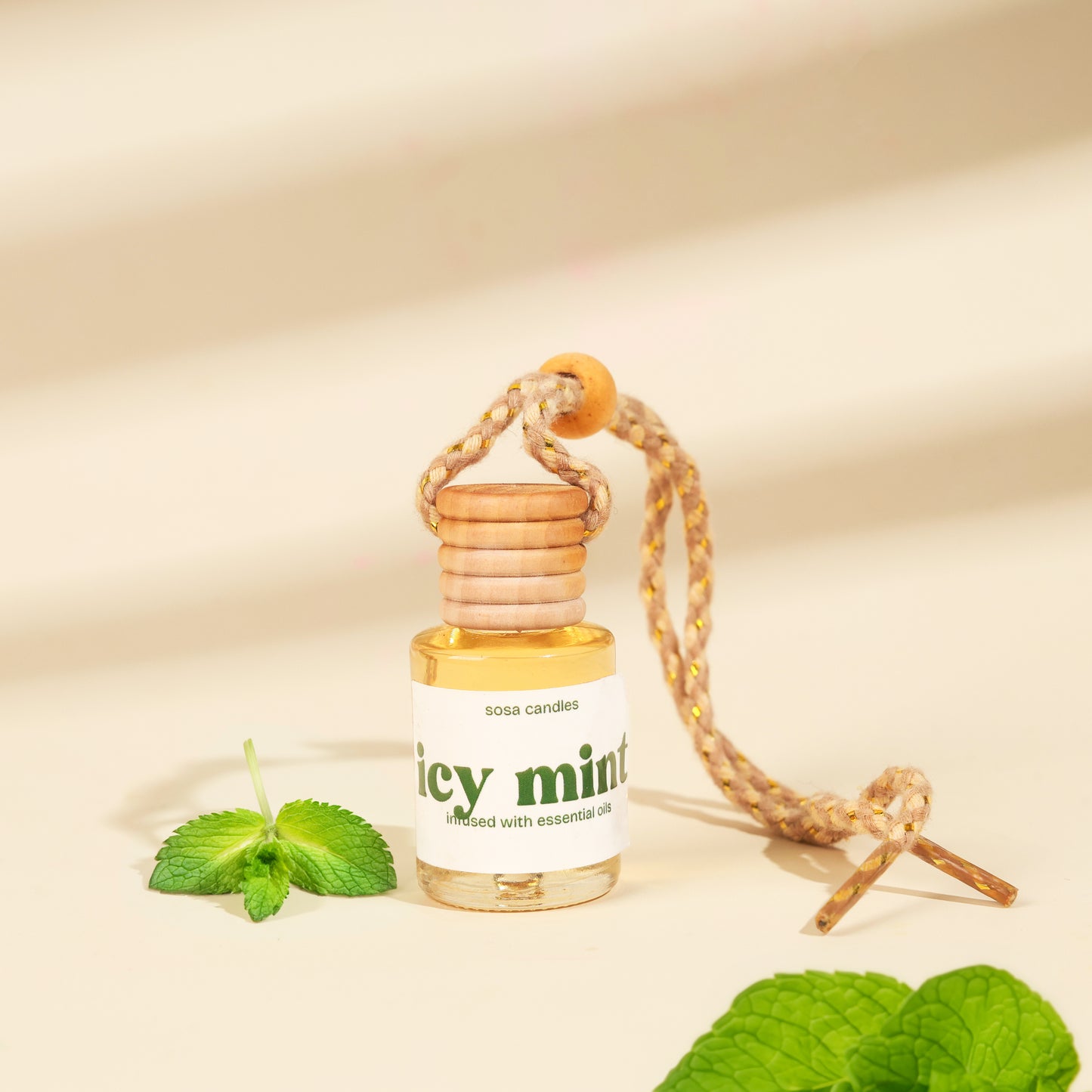 icy mint hanging car freshener (12ml)