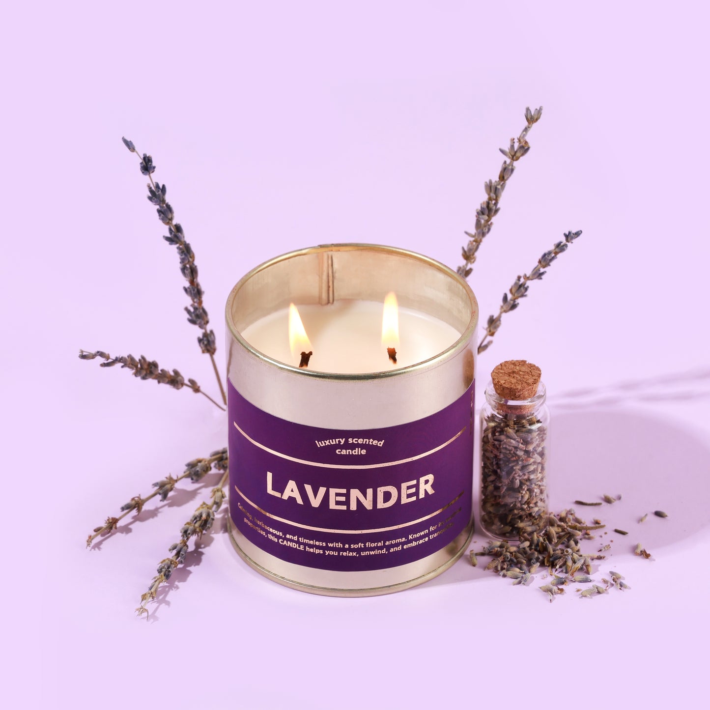 lavender scented candle | luxury scented candle | hand-poured in micro batches