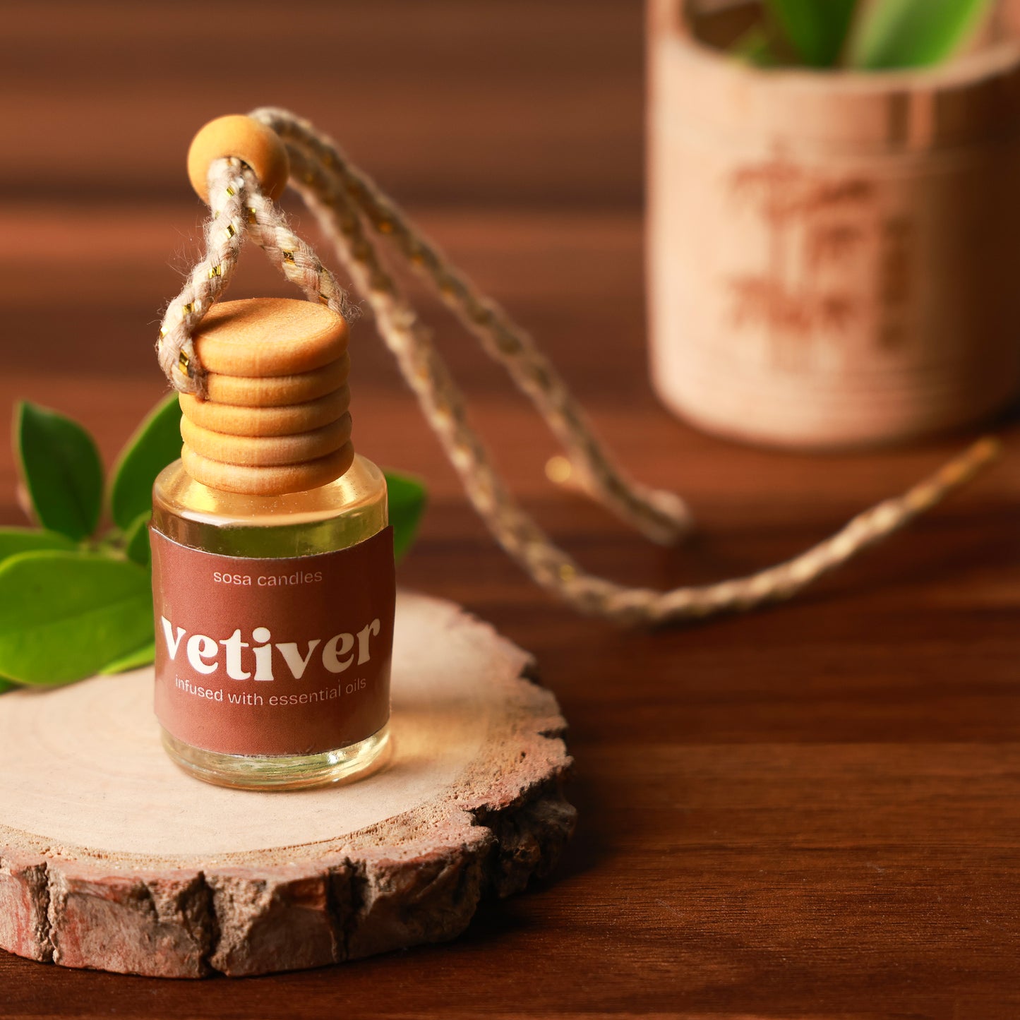 vetiver hanging car freshener (12ml)