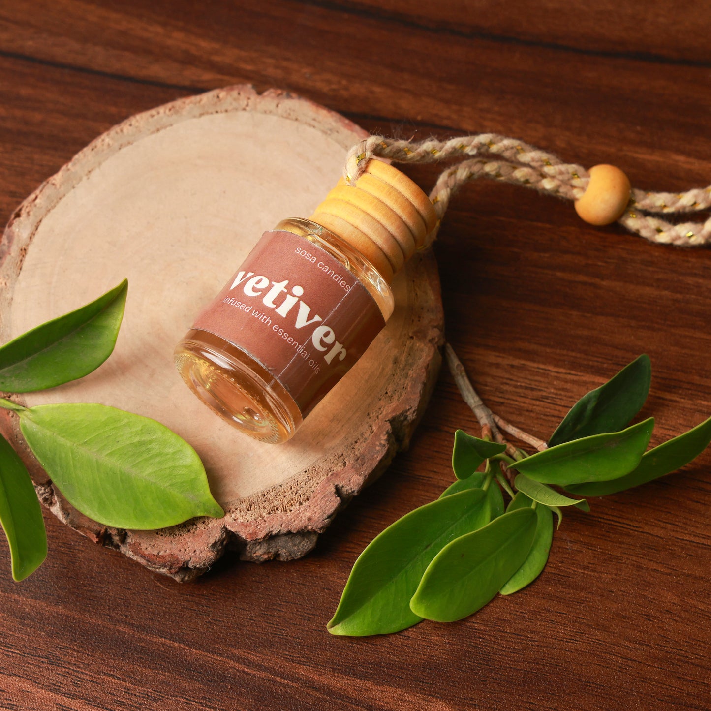 vetiver hanging car freshener (12ml)