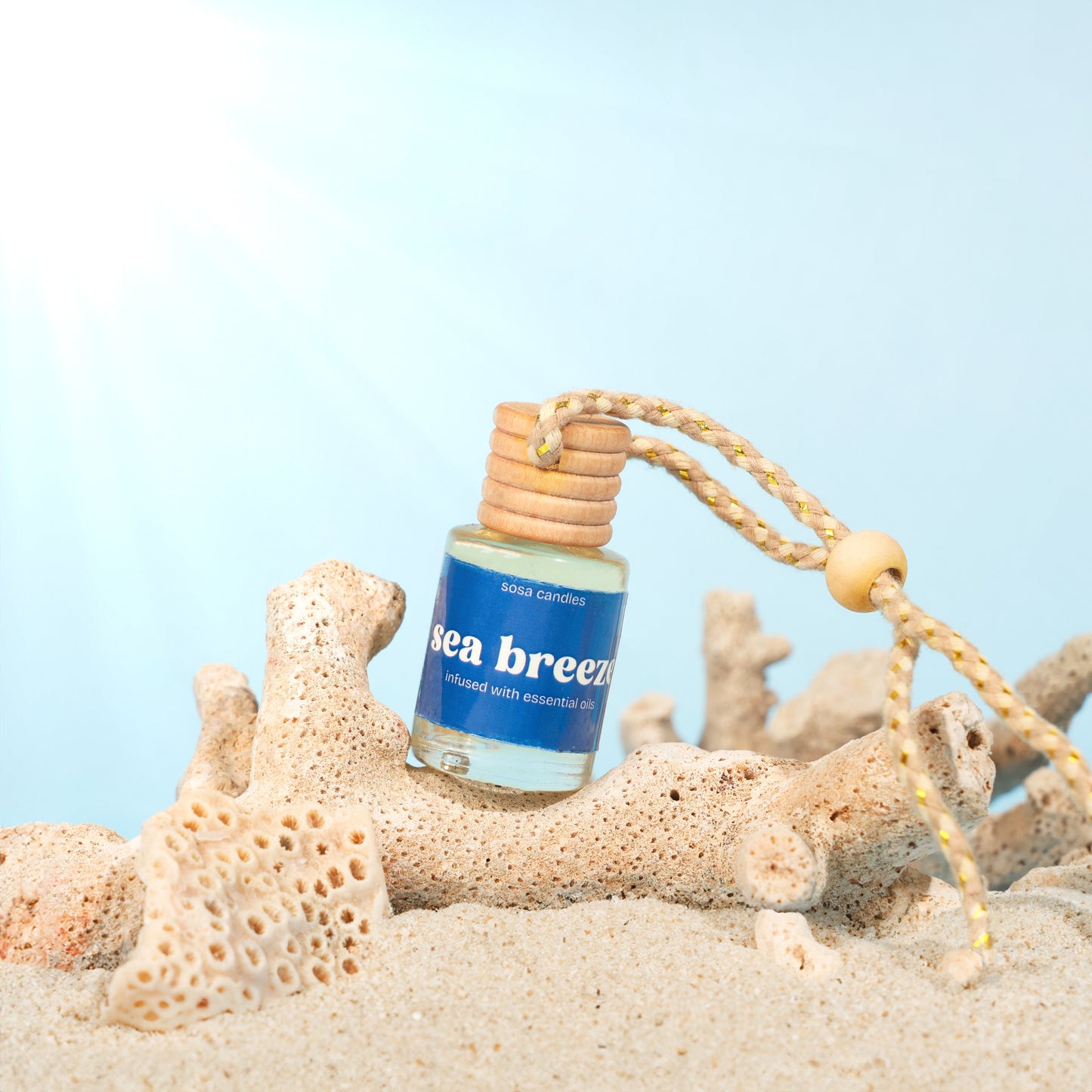 sea breeze hanging car freshener (12ml)