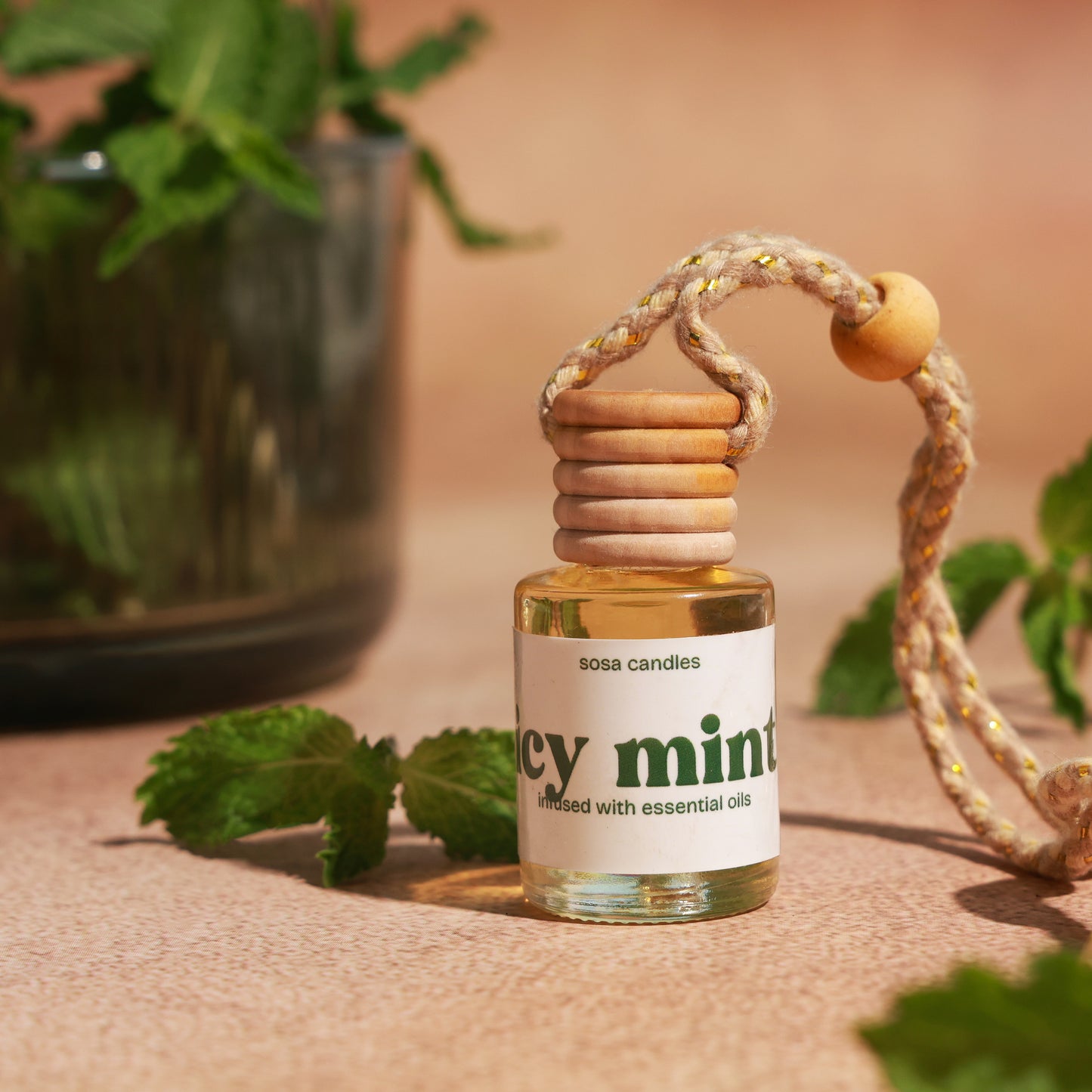 icy mint hanging car freshener (12ml)