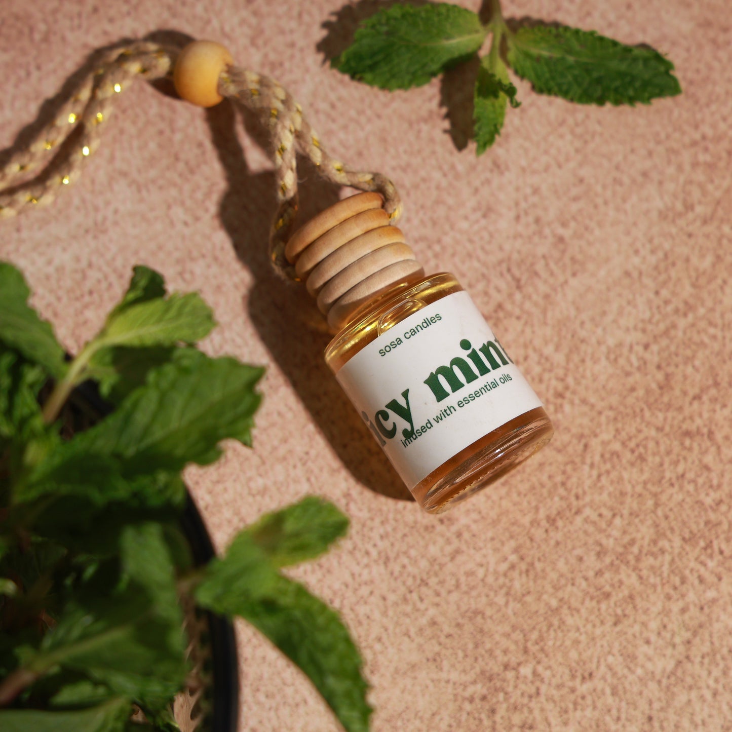 icy mint hanging car freshener (12ml)