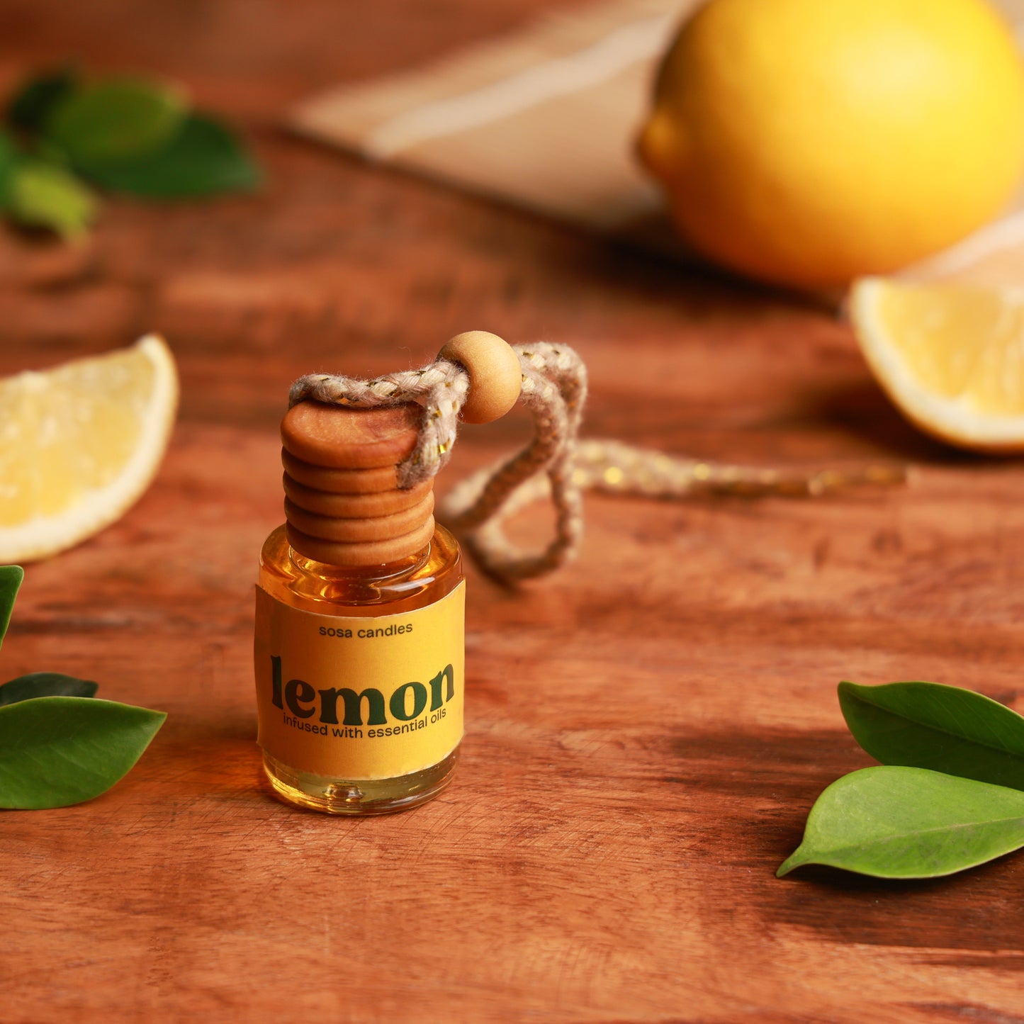 lemon hanging car freshener (12ml)