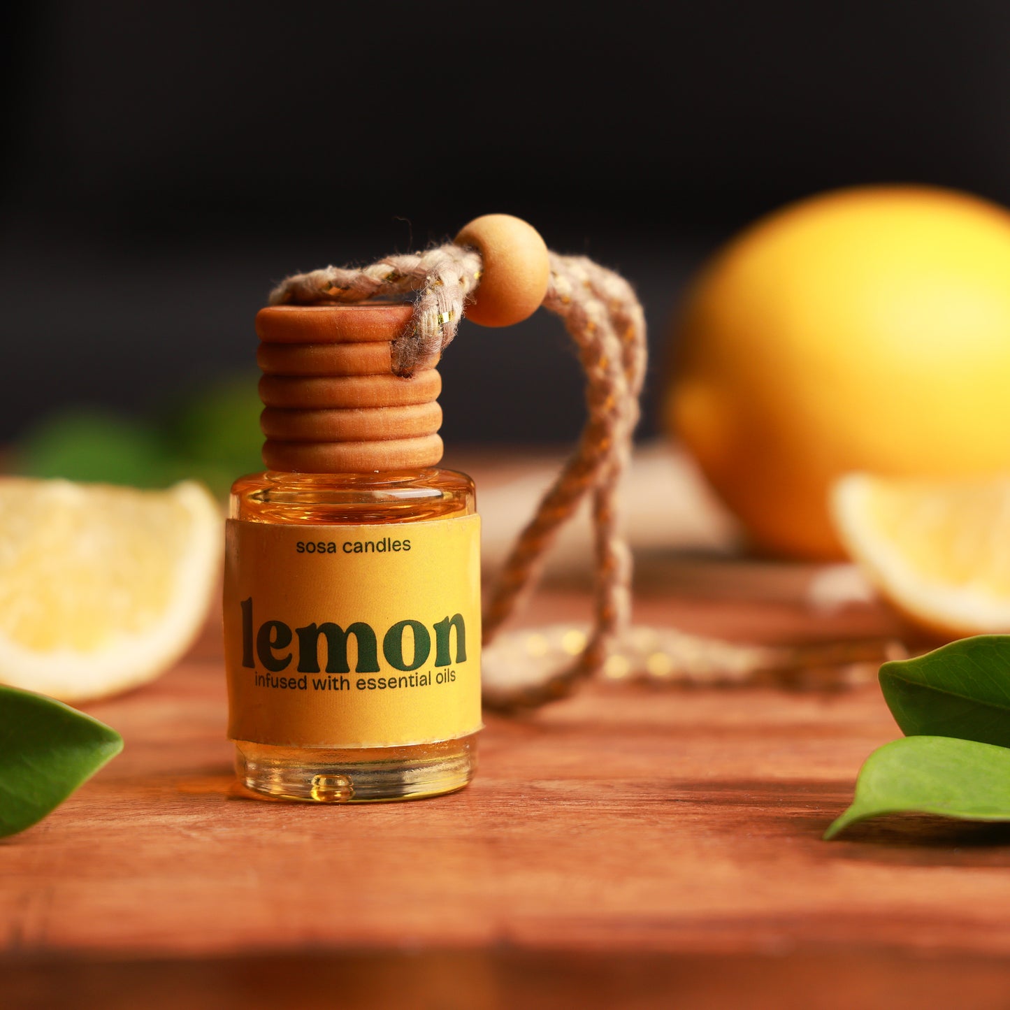 lemon hanging car freshener (12ml)