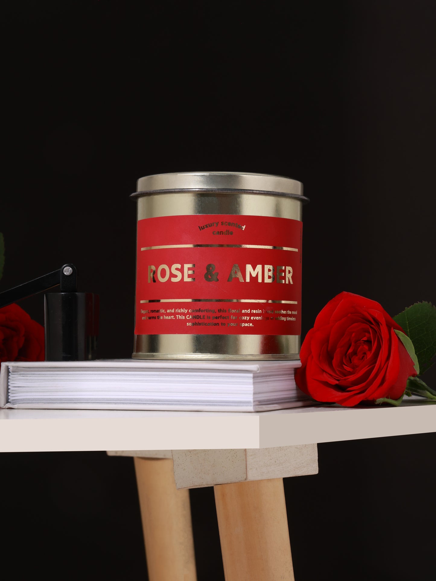 slow burn soy wax candle made in India