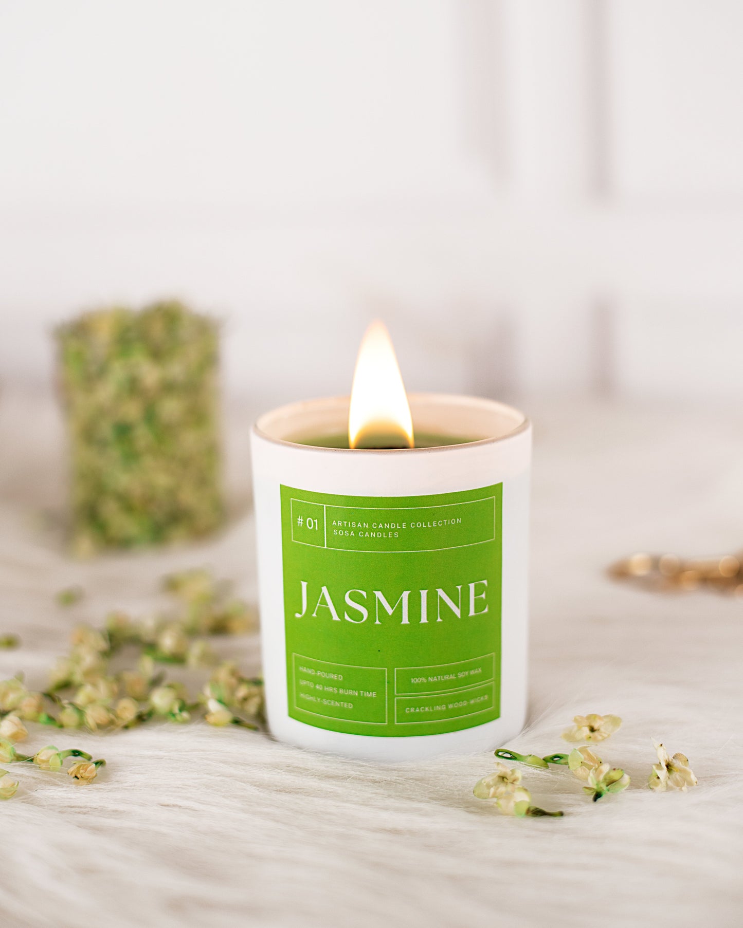 Jasmine Woodenwick Candle