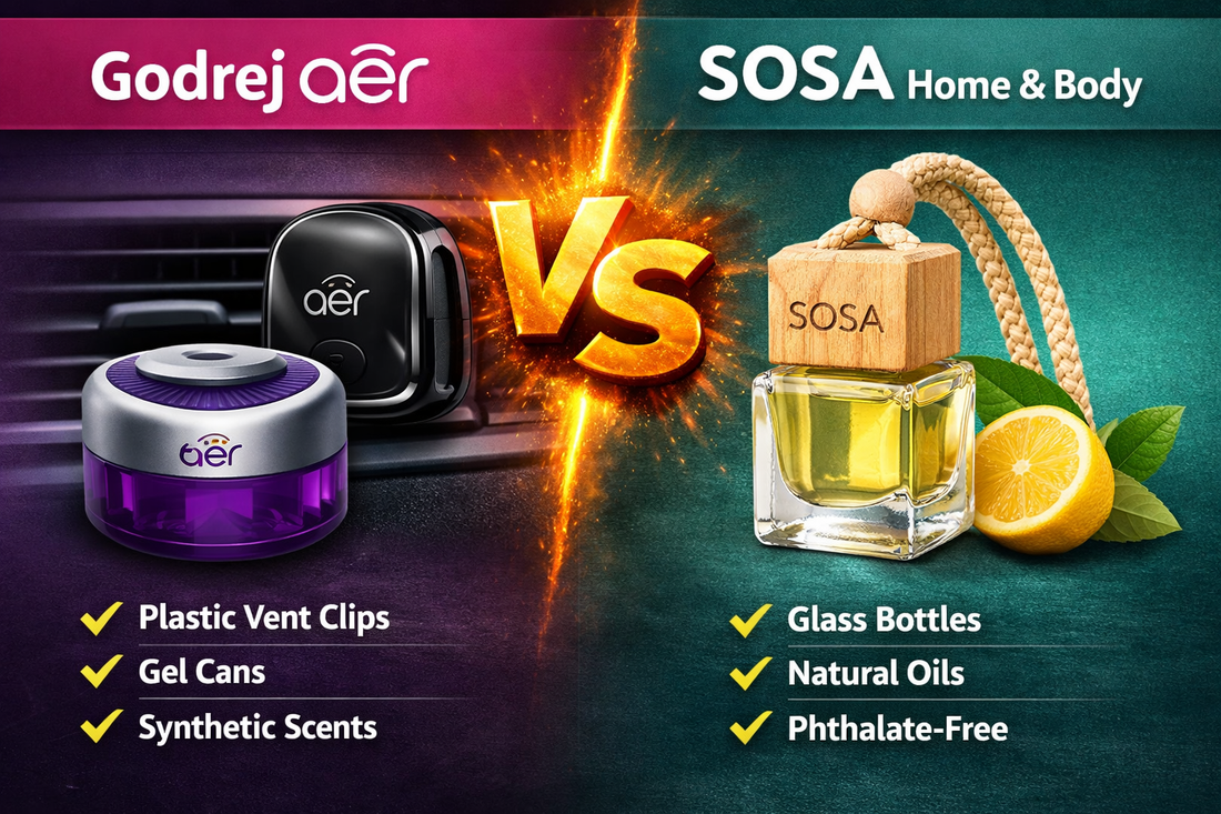 Godrej Aero vs SOSA Home & Body - Car Freshener Comparison