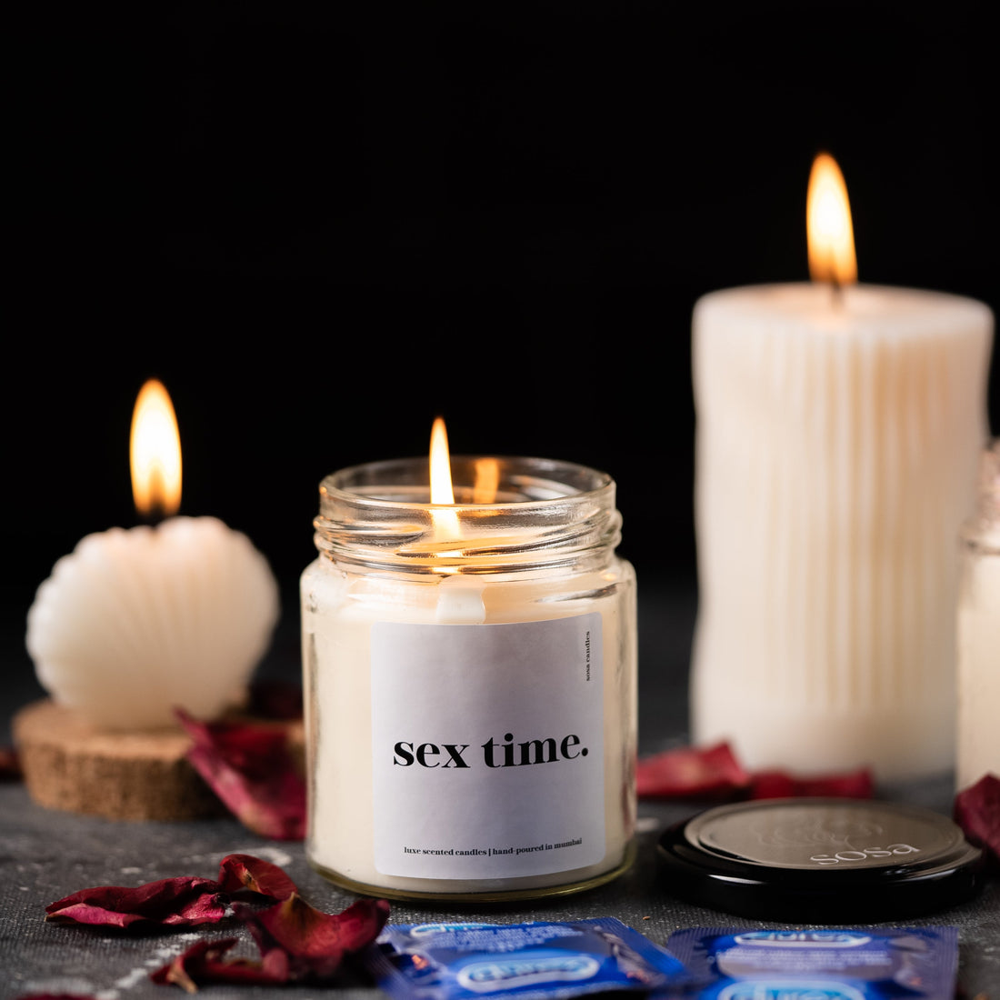 Candles for an anniversary night