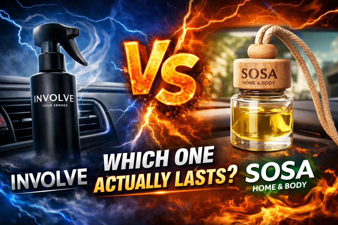 Involve vs SOSA Home & Body Car Freshener - Which One Actually Lasts?