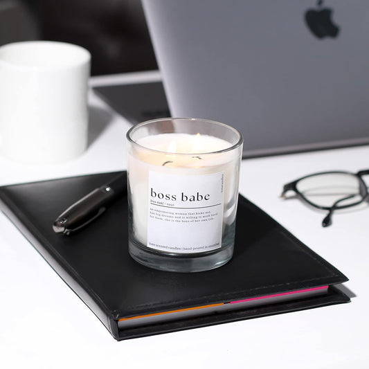 Boss Babe Scented Candle Gift Set For Women - Perfect Women's Day Gift