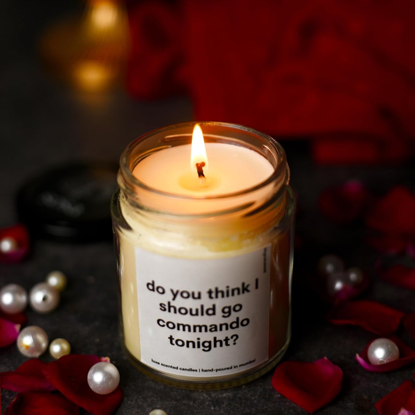 Commando Tonight - Highly Scented Aroma Candles for Bedroom Decor | Valentine Gift for Girlfriend Boyfriend