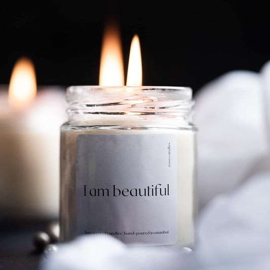 Affirmation Candle - I am Beautiful Scented Candles