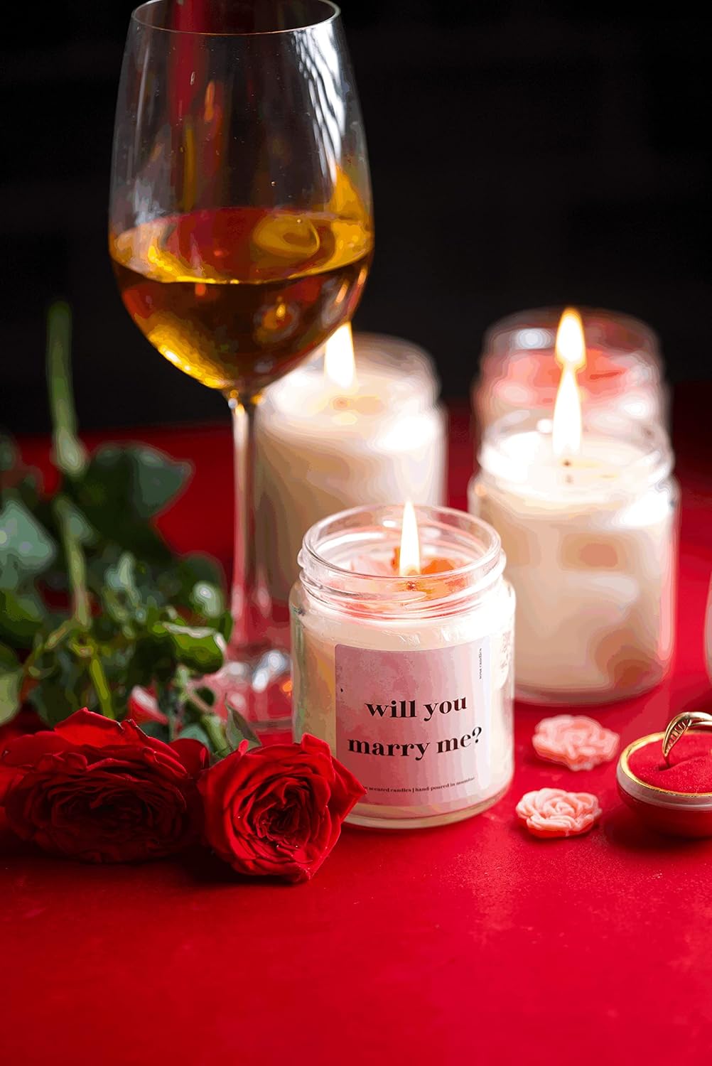 Will You Marry Me Pesonalised Scented Candle Gift