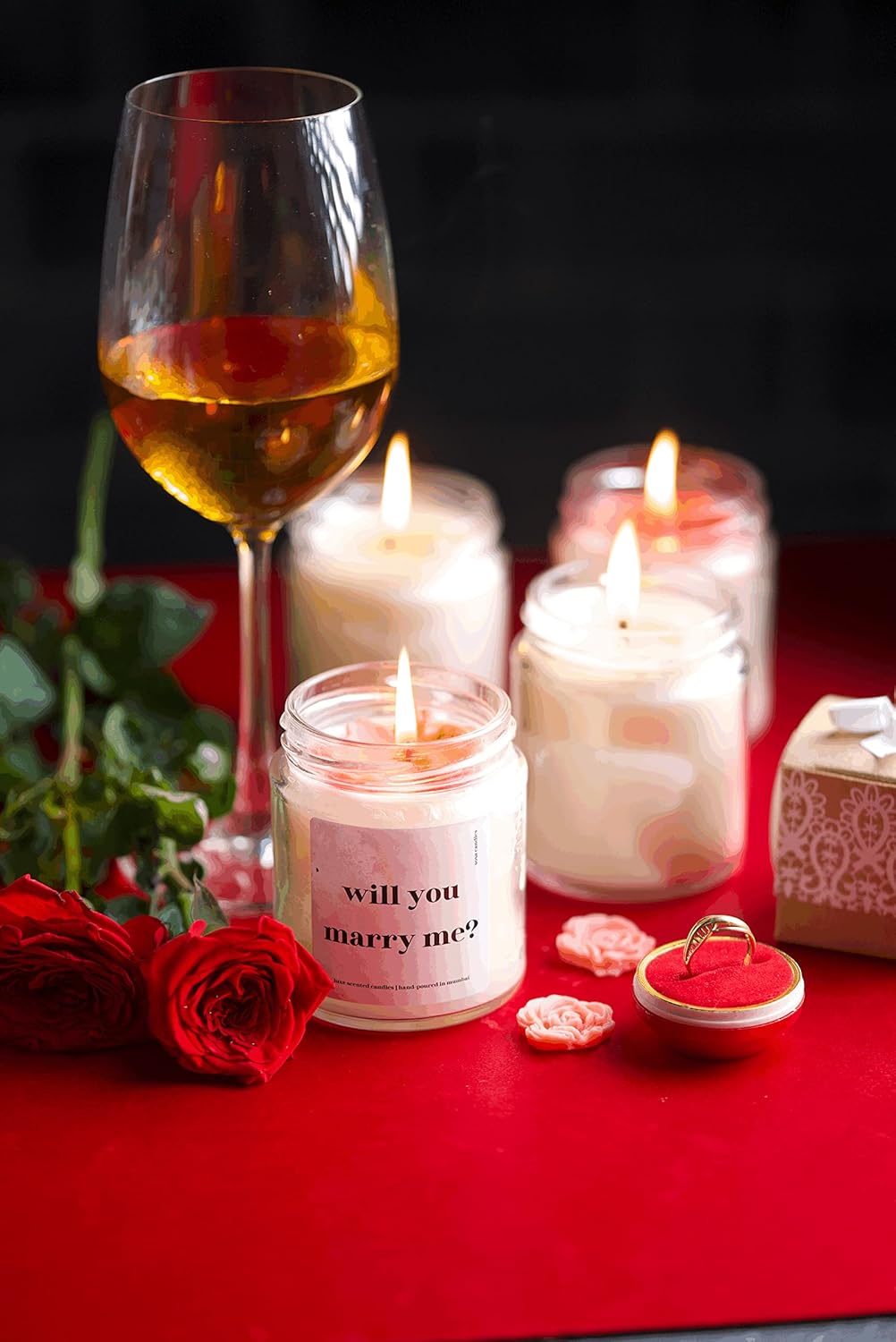 Will You Marry Me Pesonalised Scented Candle Gift