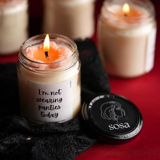 Best Gift For Boyfriend on Anniversary - I Am Not Wearing Today Scented Candle