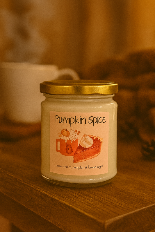 Pumpkin Spice – Warm Spices, Pumpkin & Brown Sugar Scented Candle