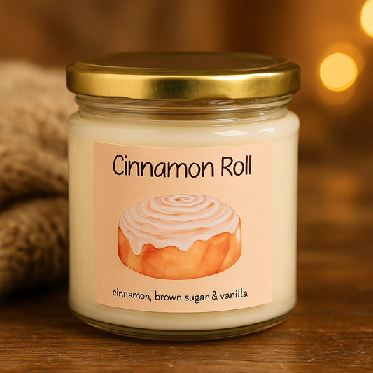 Cinnamon Roll – Cinnamon, Brown Sugar & Vanilla Scented Candle