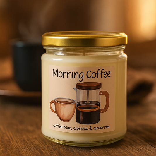 Morning Coffee – Coffee Bean, Espresso & Cardamom Scented Candle