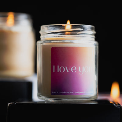 SOSA I Love You scented soy candle