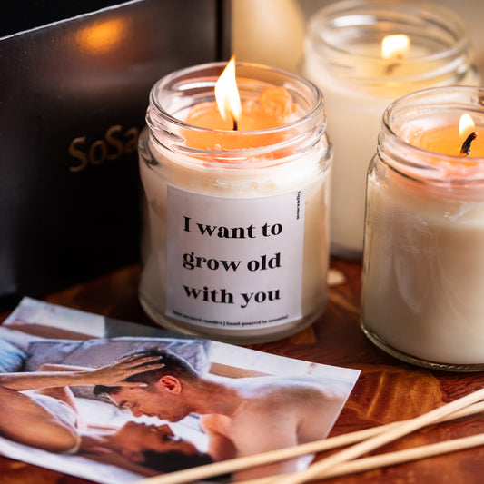 Best Candle Gift For Boyfriend - I Want To Grow Old With You Scented Candle