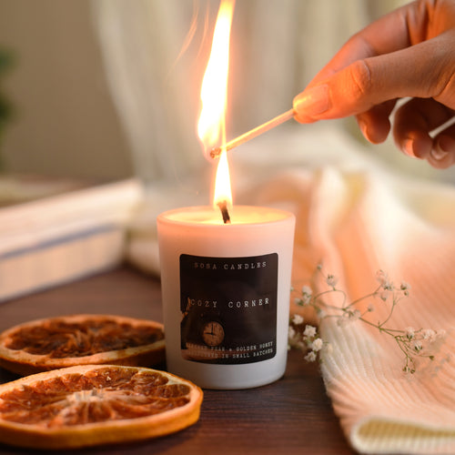 SOSA Cozy Corner scented jar candle