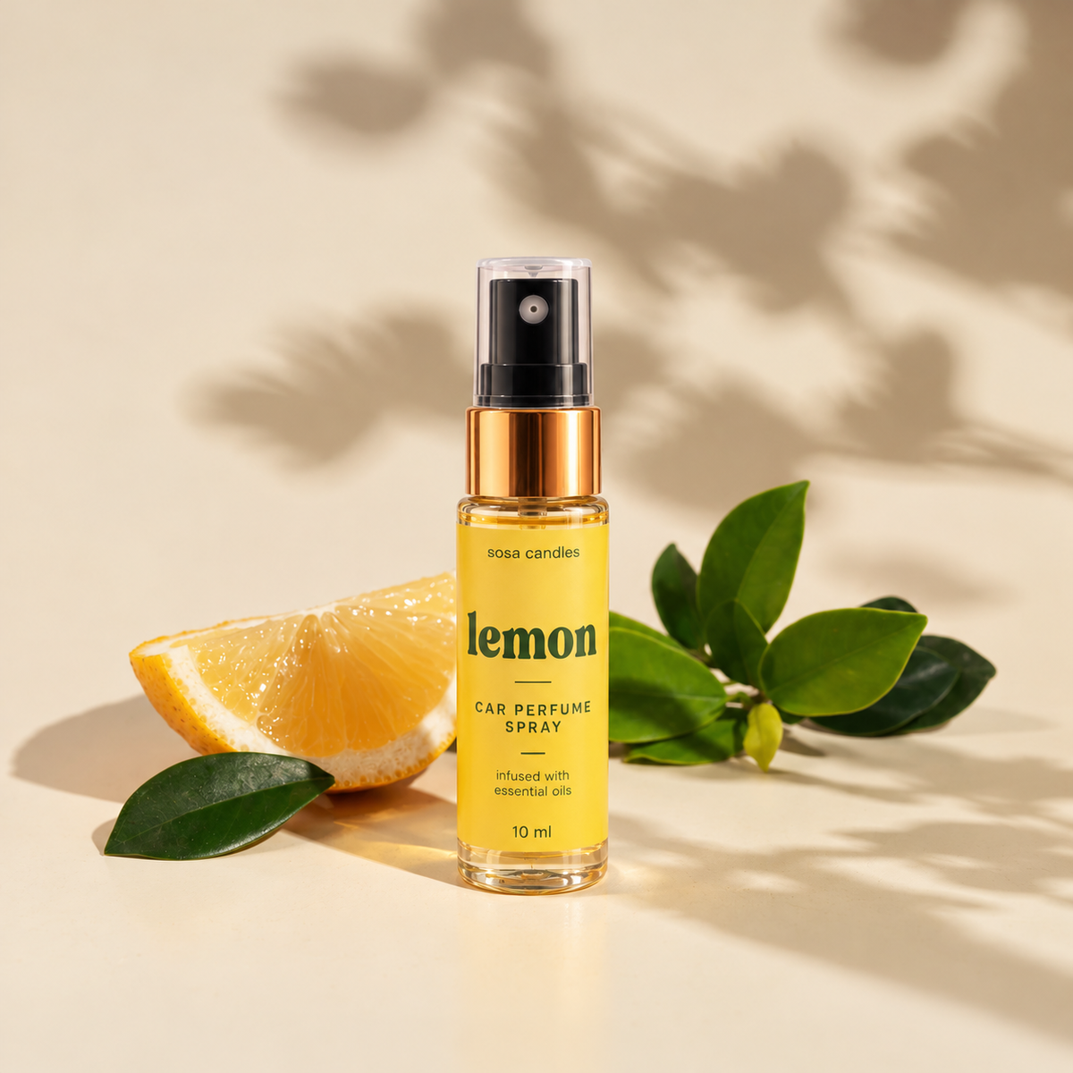 Lemon Car Freshener (No Headache) | Long Lasting Car Perfume India | SOSA