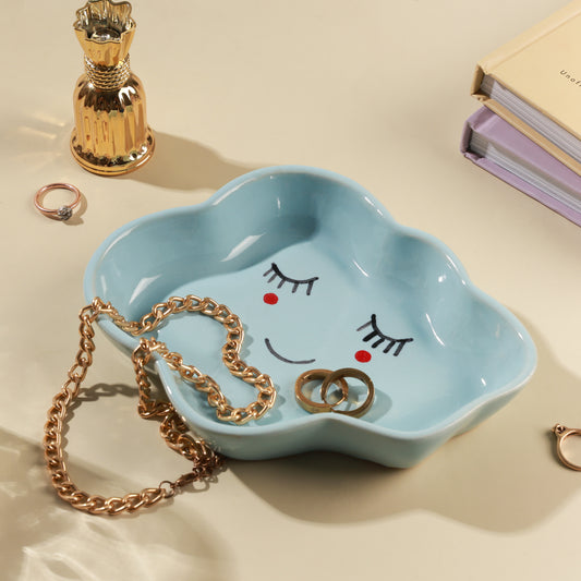 Cloud Trinket Dish | Ceramic Tray | Sky Blue