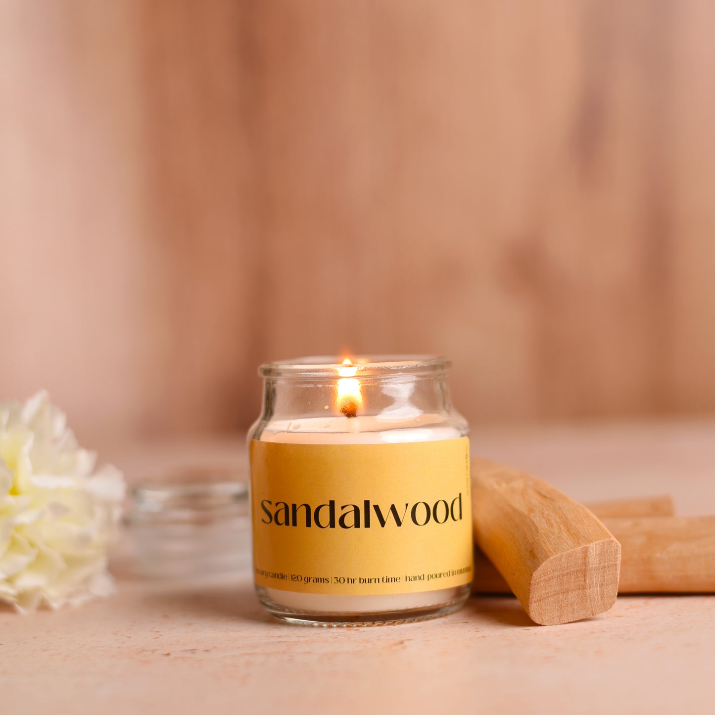 Sandalwood Scented Candle