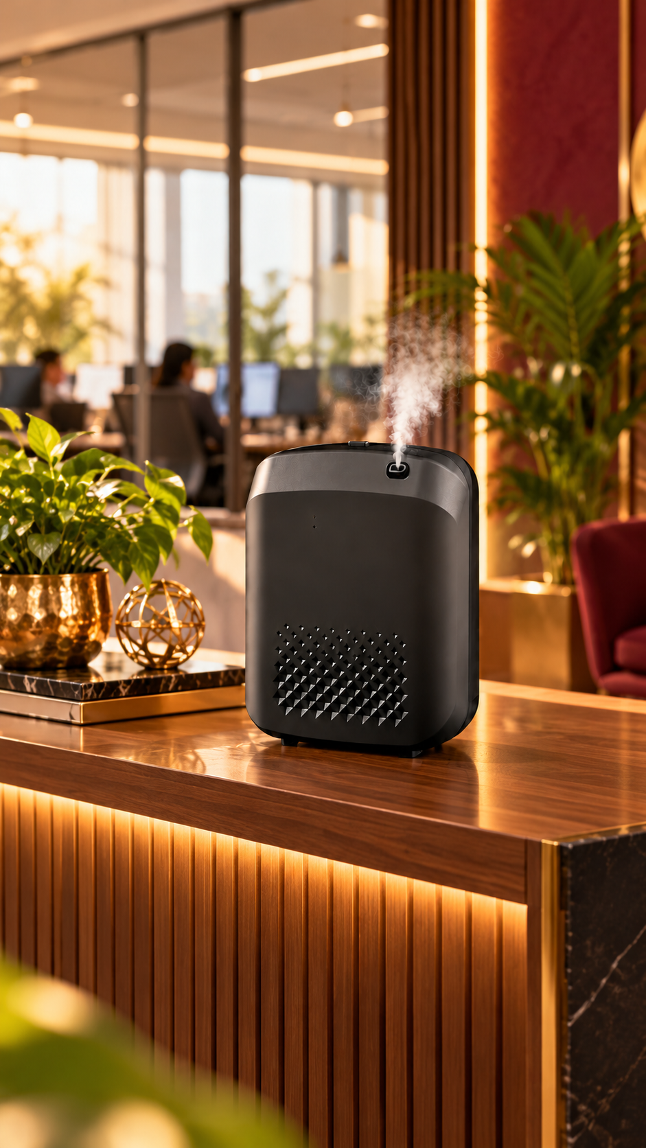 SOSA Vaayu - Home & Hotel Scent Diffuser | Waterless Cold-Air Machine | Perfect for Villas & Hotel Reception| Bluetooth App + Timer