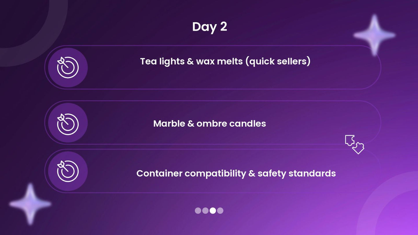 5 Days Candle Making Workshop