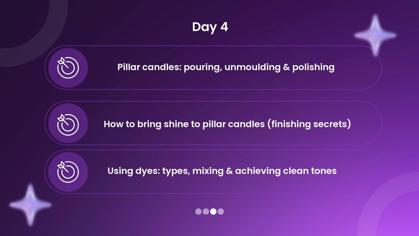 5 Days Candle Making Workshop