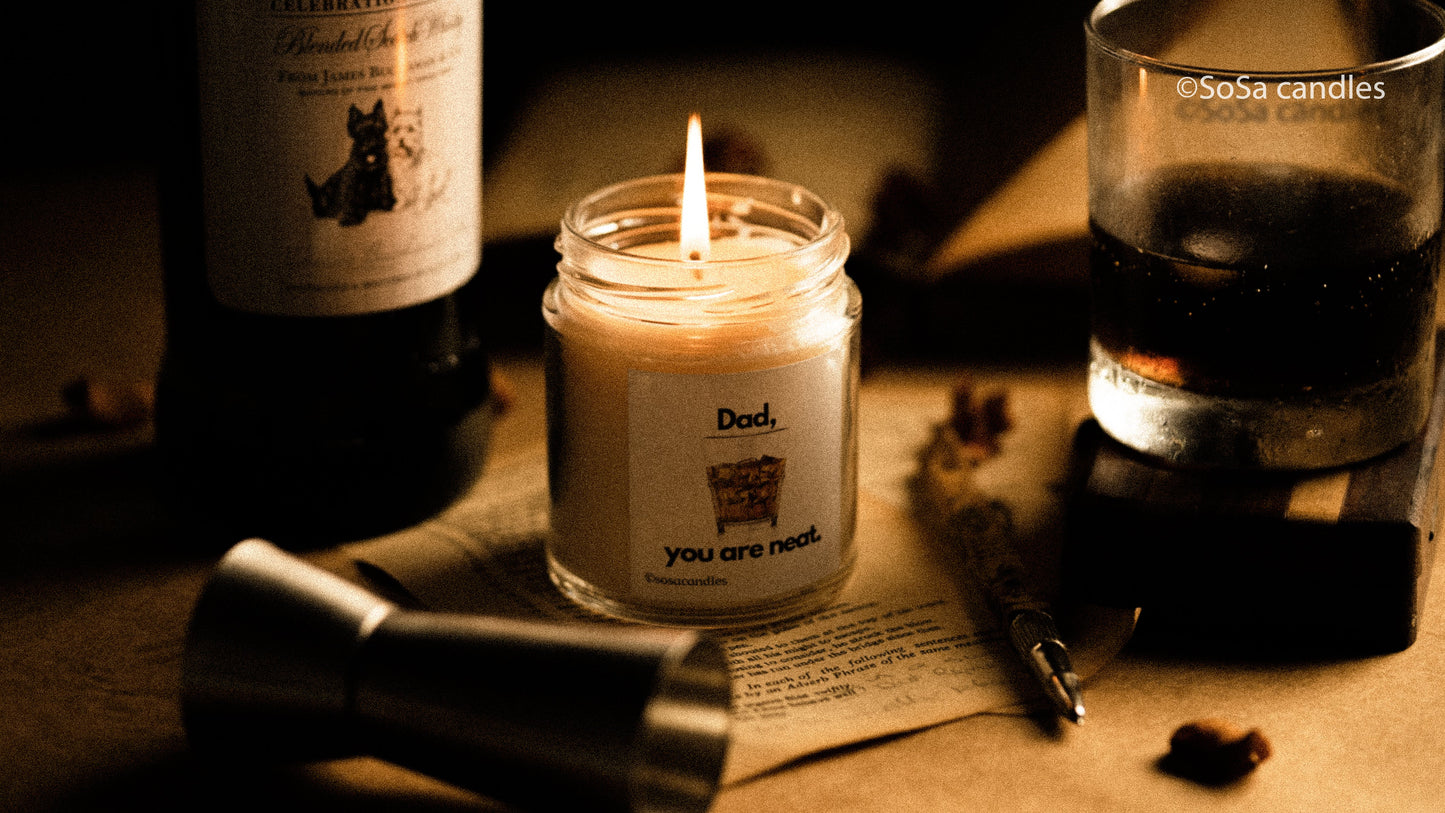 Dad You're Neat Candle | Gifts for Dad