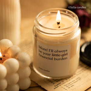 SOSA soy candle for mothers