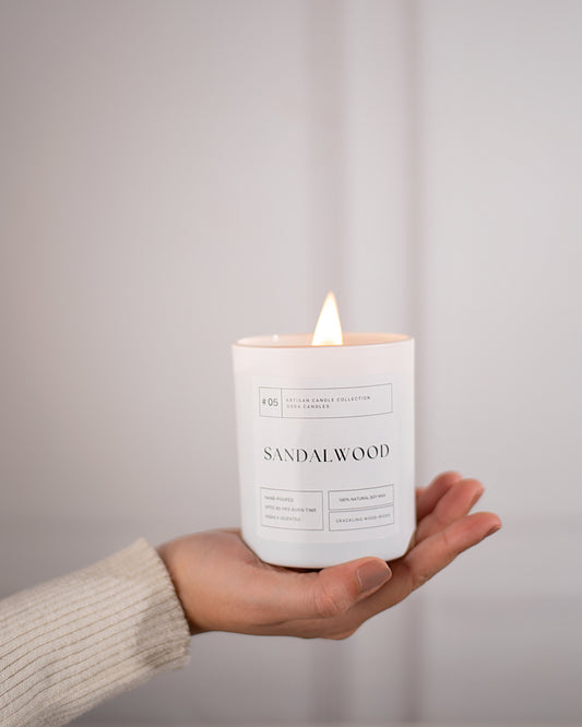 Sandalwood Woodenwick Candle